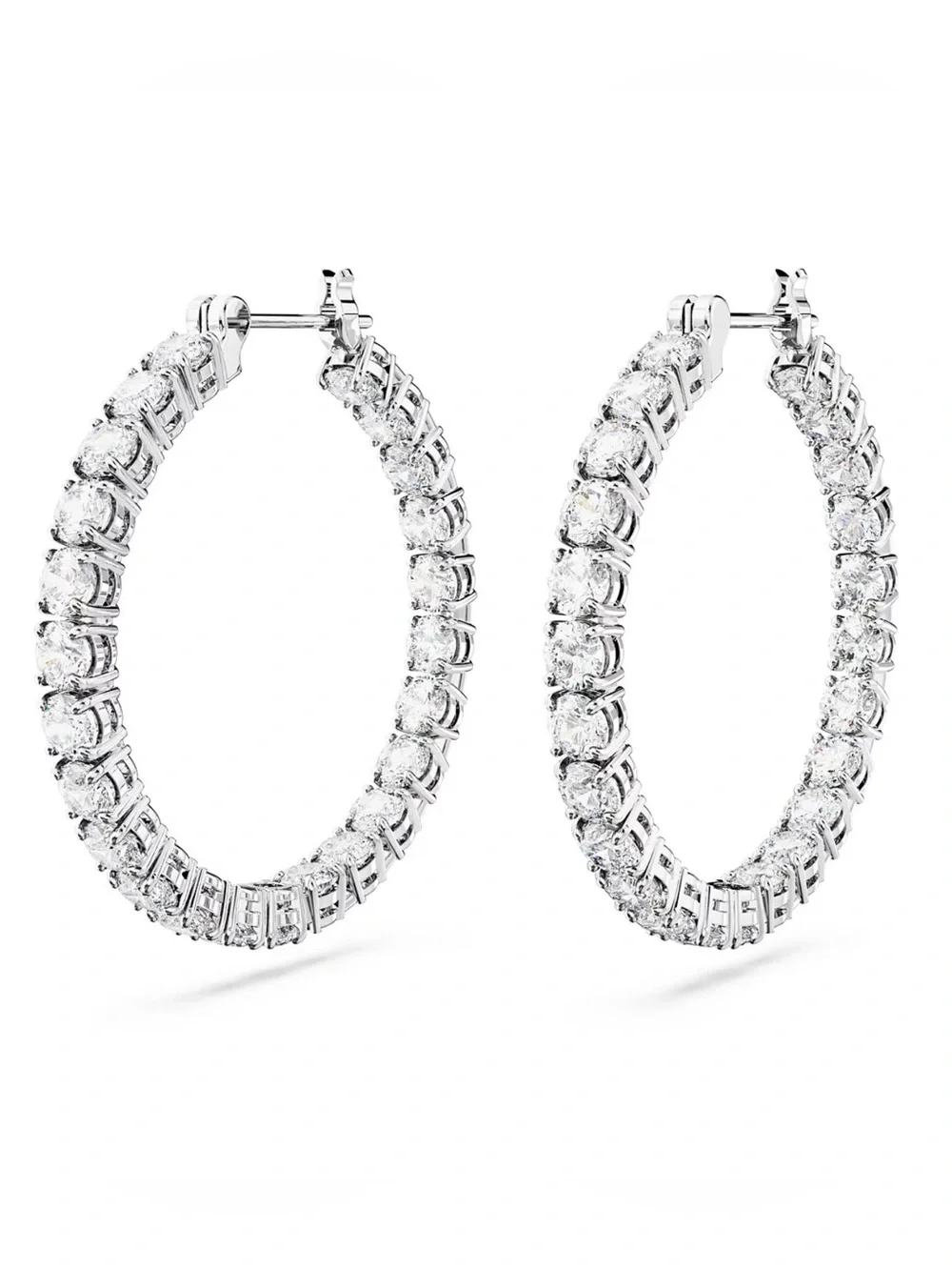 Swarovski sparkling silver